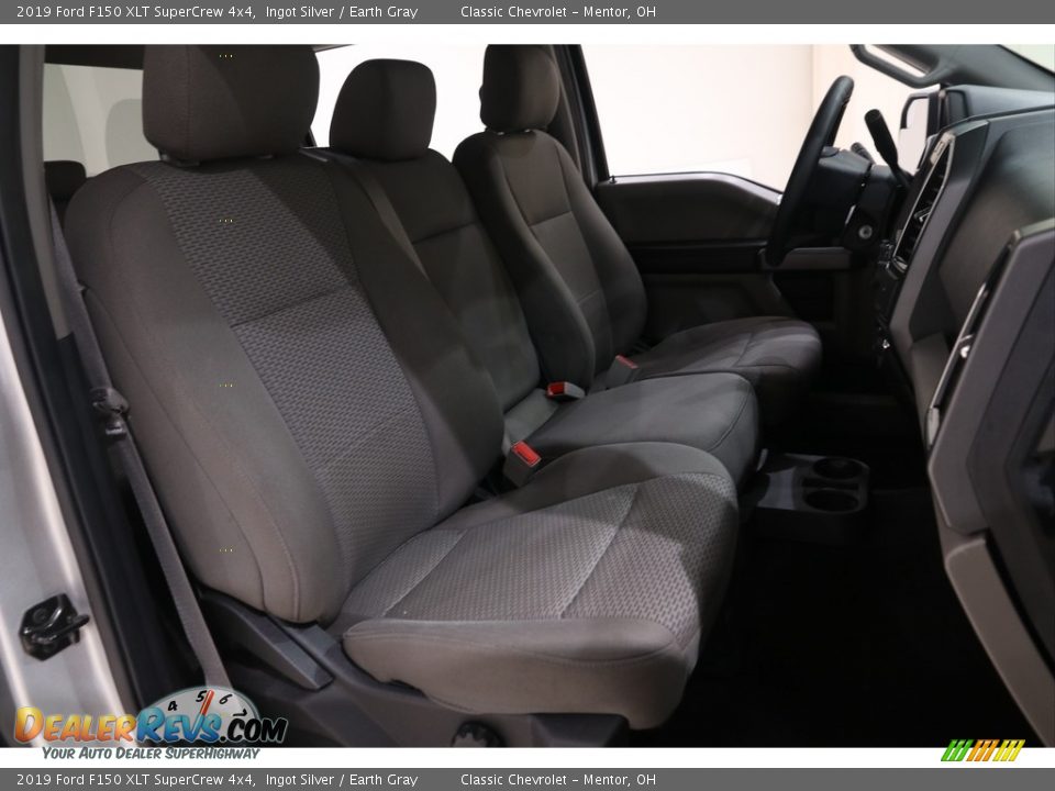 2019 Ford F150 XLT SuperCrew 4x4 Ingot Silver / Earth Gray Photo #15