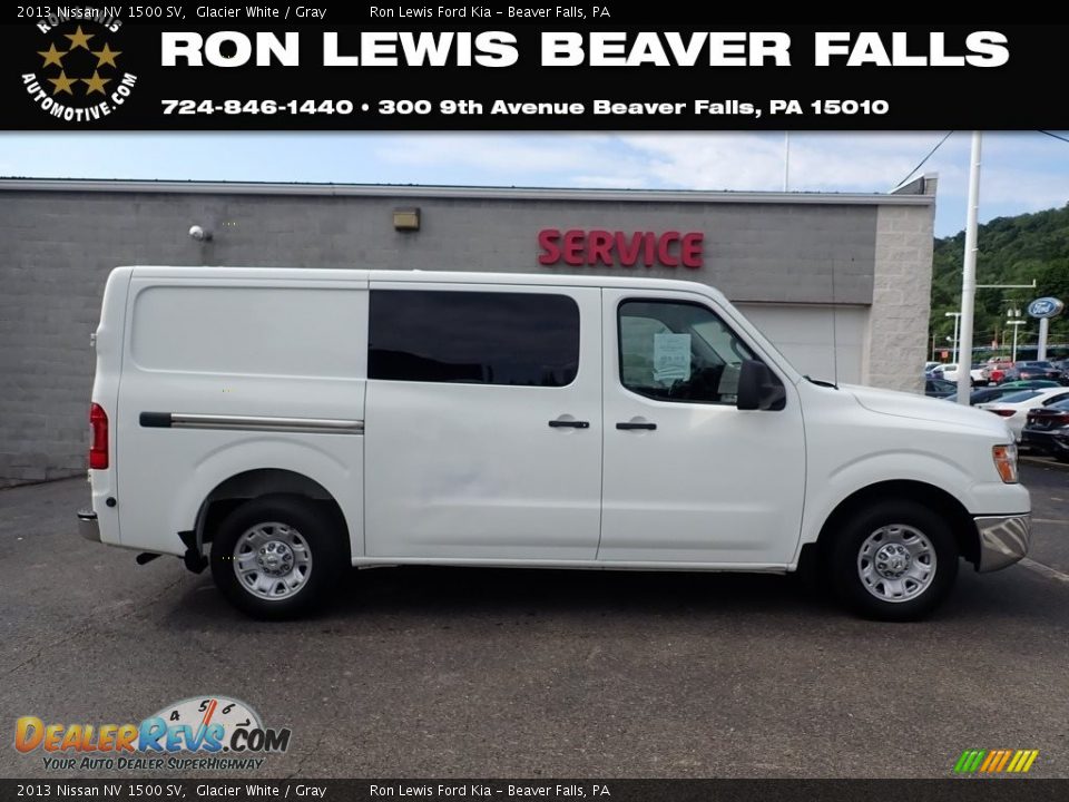 2013 Nissan NV 1500 SV Glacier White / Gray Photo #1