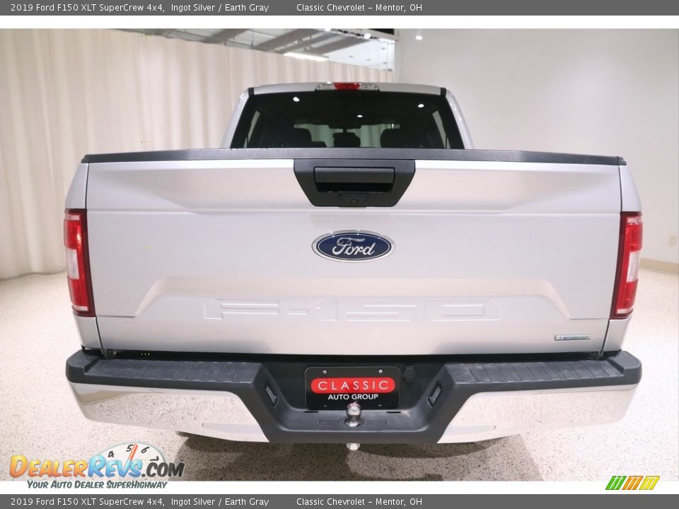 2019 Ford F150 XLT SuperCrew 4x4 Ingot Silver / Earth Gray Photo #18