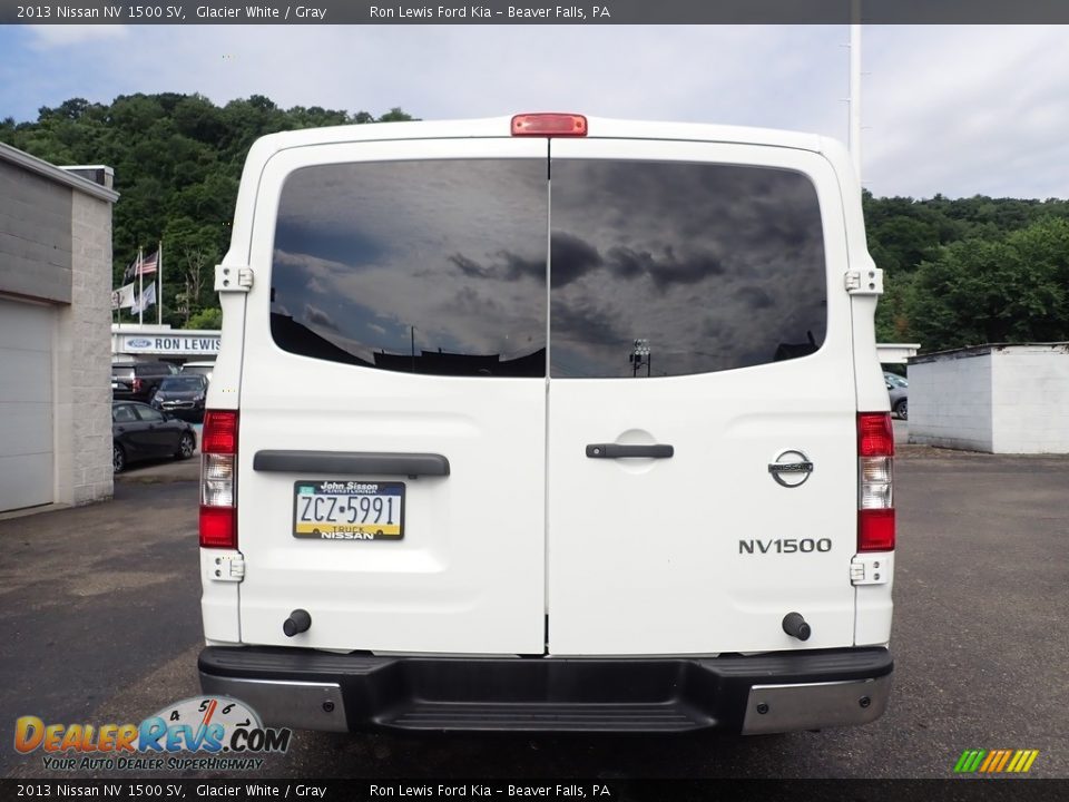 2013 Nissan NV 1500 SV Glacier White / Gray Photo #7