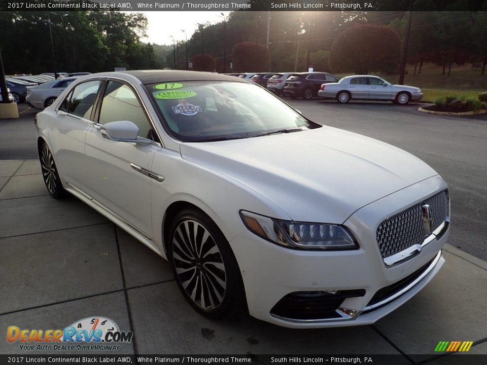 2017 Lincoln Continental Black Label AWD White Platinum / Thoroughbred Theme Photo #8