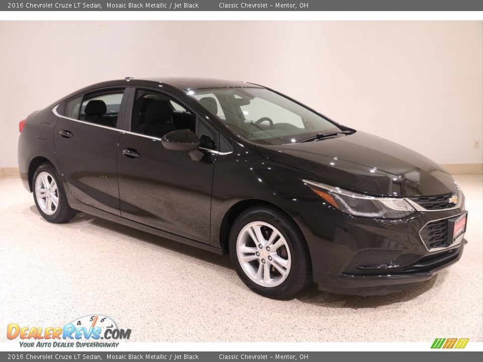 2016 Chevrolet Cruze LT Sedan Mosaic Black Metallic / Jet Black Photo #1