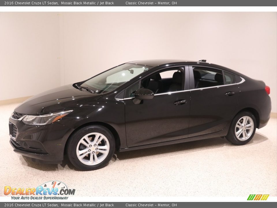 2016 Chevrolet Cruze LT Sedan Mosaic Black Metallic / Jet Black Photo #3