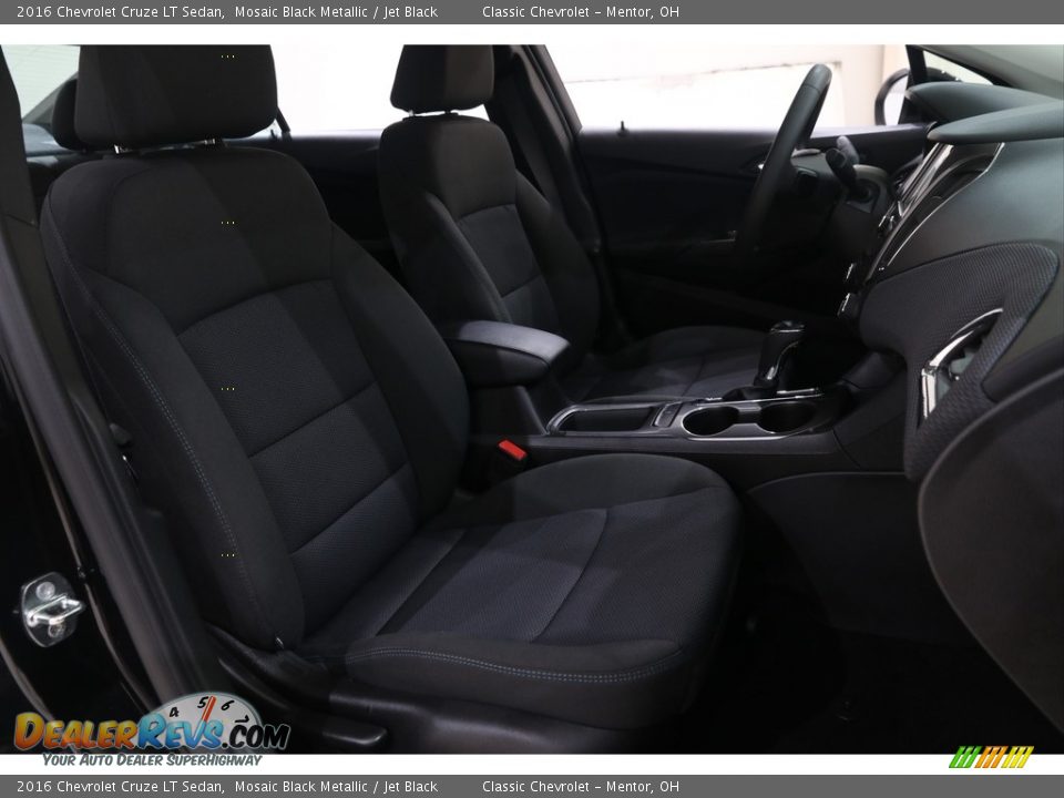 2016 Chevrolet Cruze LT Sedan Mosaic Black Metallic / Jet Black Photo #14