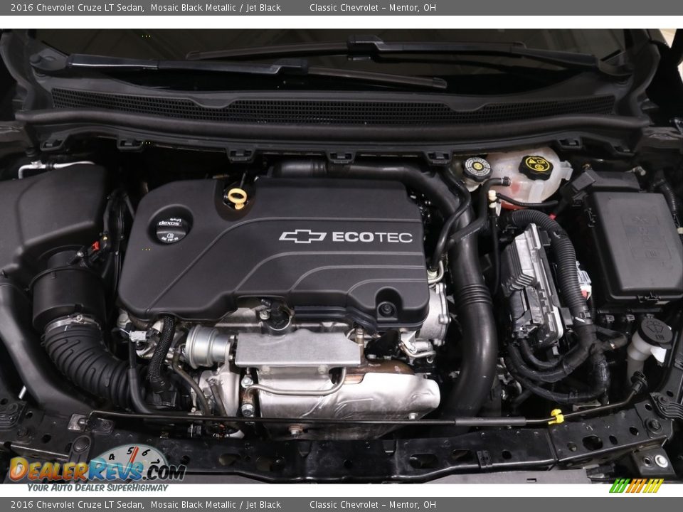 2016 Chevrolet Cruze LT Sedan Mosaic Black Metallic / Jet Black Photo #18