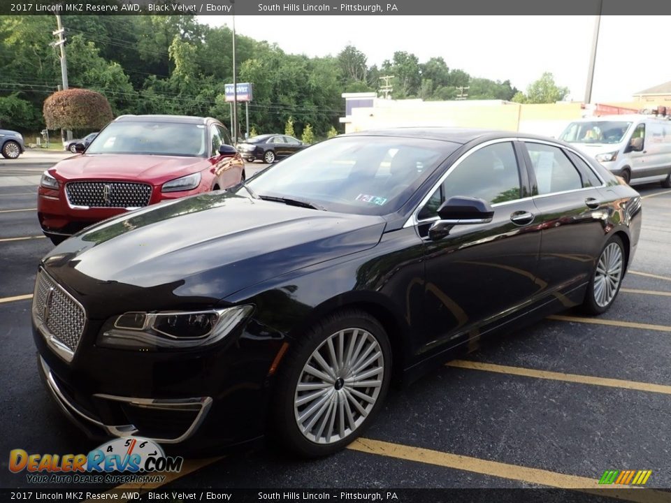 2017 Lincoln MKZ Reserve AWD Black Velvet / Ebony Photo #1