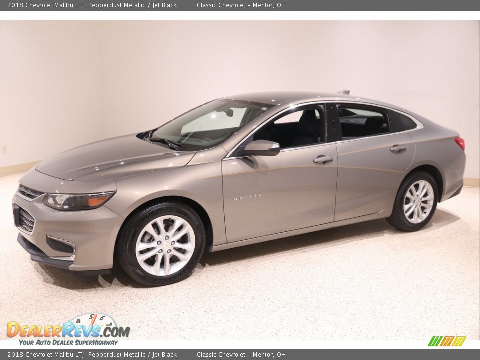 2018 Chevrolet Malibu LT Pepperdust Metallic / Jet Black Photo #3