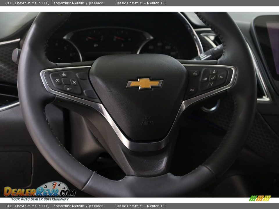 2018 Chevrolet Malibu LT Pepperdust Metallic / Jet Black Photo #7