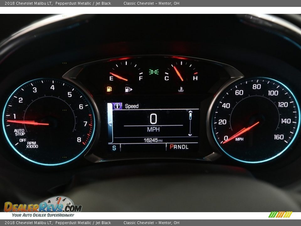 2018 Chevrolet Malibu LT Pepperdust Metallic / Jet Black Photo #8