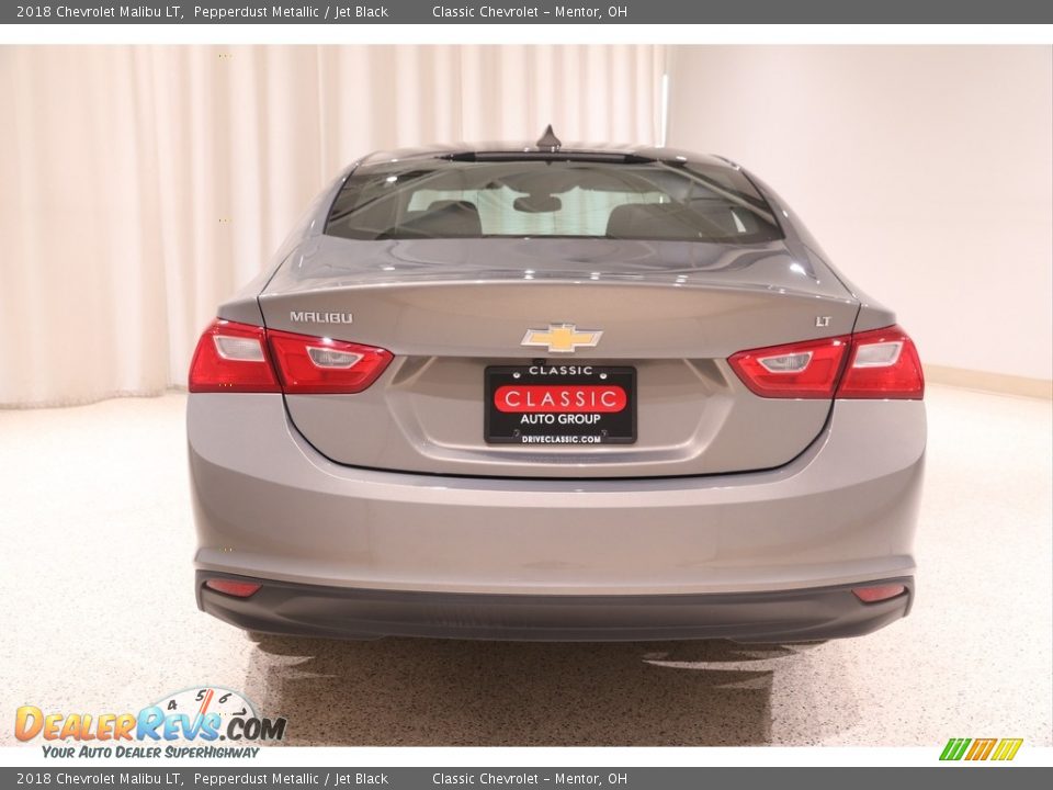 2018 Chevrolet Malibu LT Pepperdust Metallic / Jet Black Photo #18