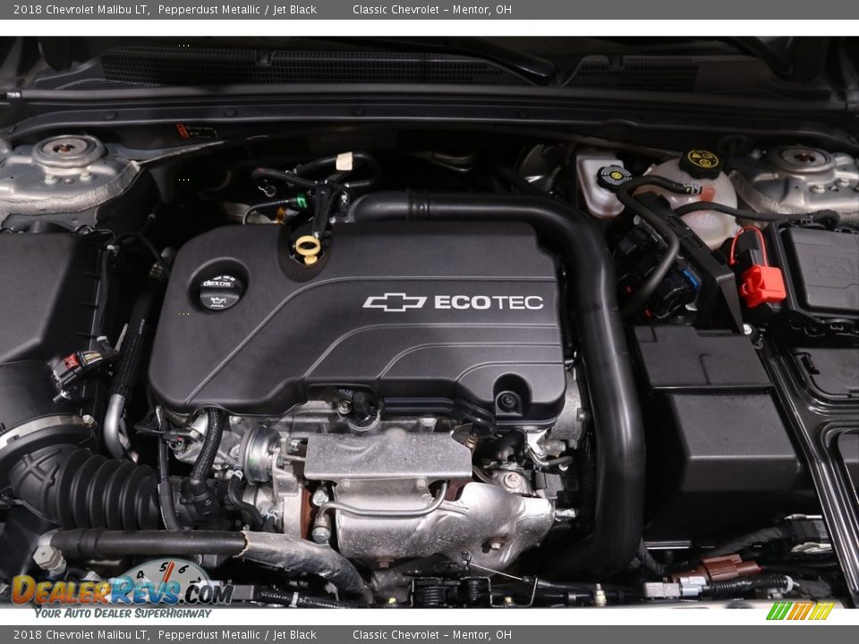 2018 Chevrolet Malibu LT Pepperdust Metallic / Jet Black Photo #19