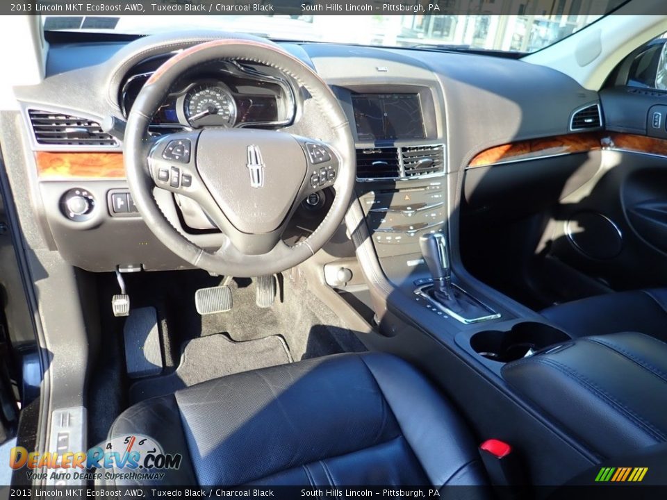 2013 Lincoln MKT EcoBoost AWD Tuxedo Black / Charcoal Black Photo #16