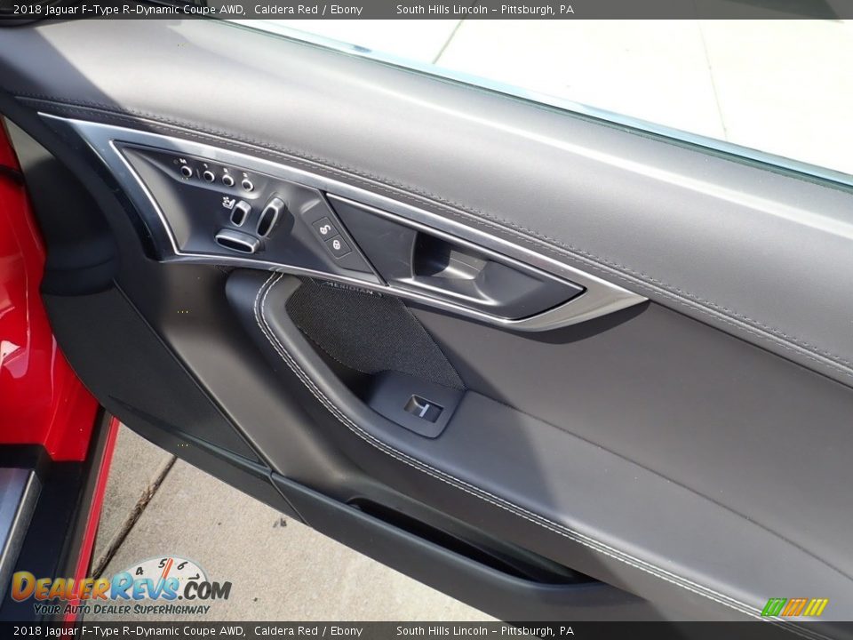 Door Panel of 2018 Jaguar F-Type R-Dynamic Coupe AWD Photo #13