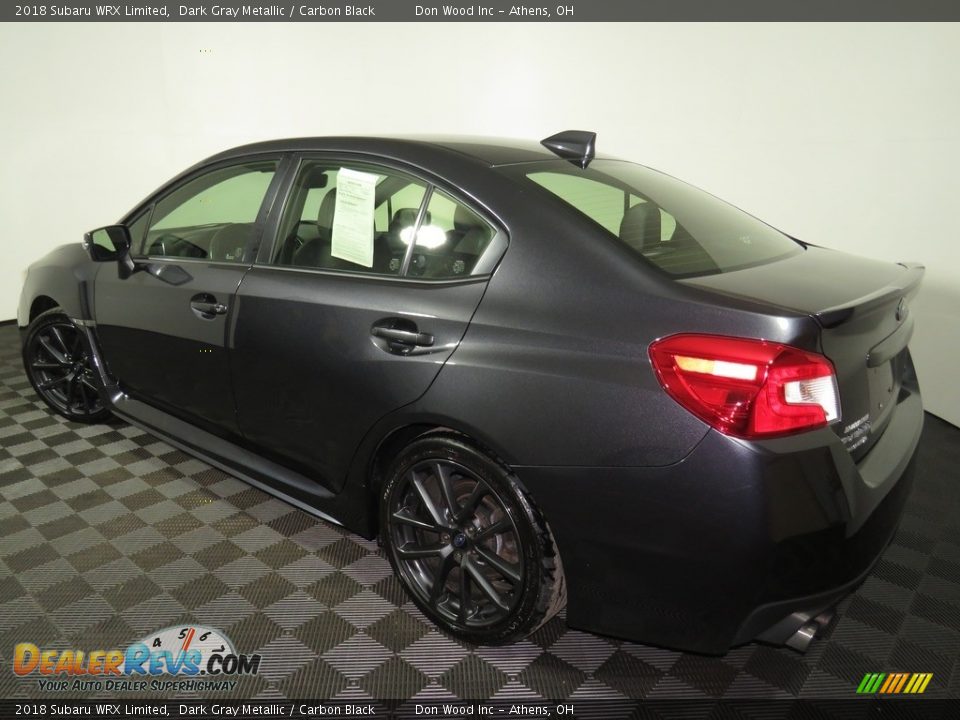 2018 Subaru WRX Limited Dark Gray Metallic / Carbon Black Photo #9