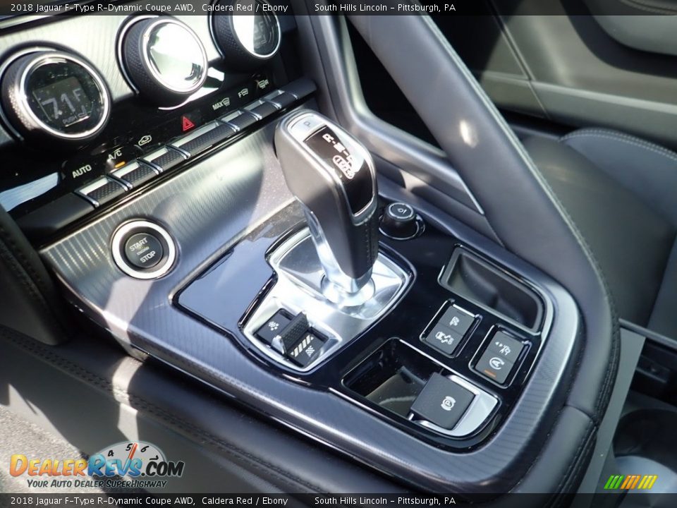 2018 Jaguar F-Type R-Dynamic Coupe AWD Shifter Photo #17