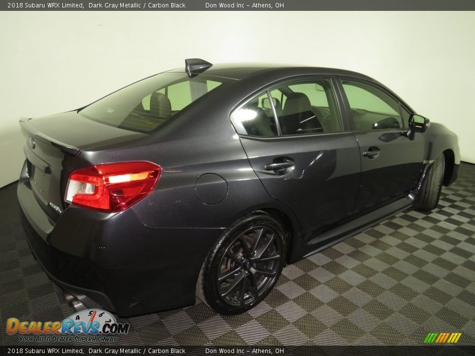 2018 Subaru WRX Limited Dark Gray Metallic / Carbon Black Photo #14