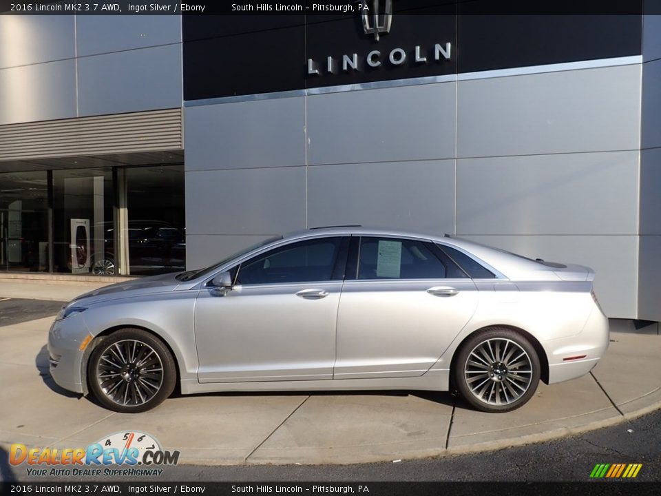 Ingot Silver 2016 Lincoln MKZ 3.7 AWD Photo #2