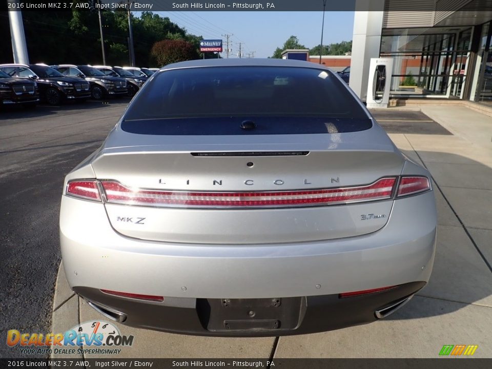 2016 Lincoln MKZ 3.7 AWD Ingot Silver / Ebony Photo #4