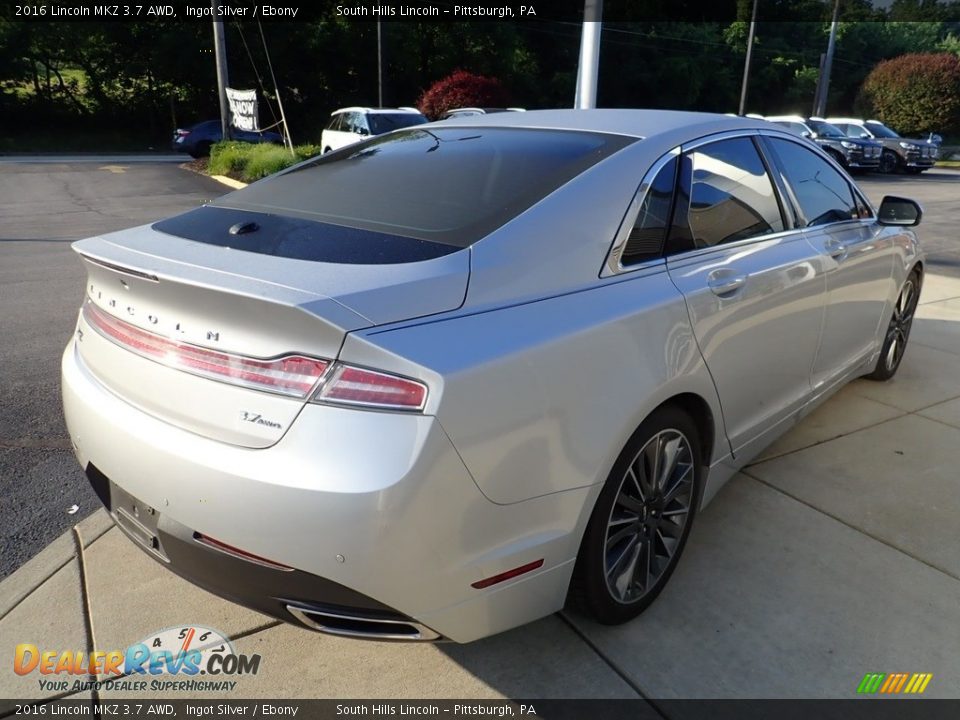 Ingot Silver 2016 Lincoln MKZ 3.7 AWD Photo #6