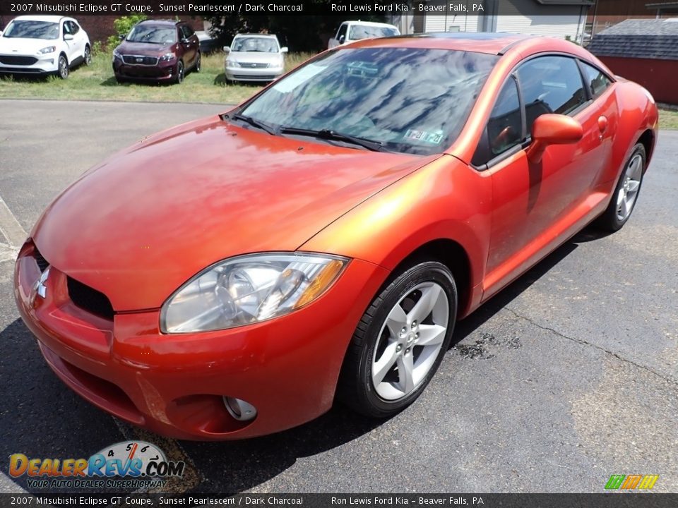 2007 Mitsubishi Eclipse GT Coupe Sunset Pearlescent / Dark Charcoal Photo #5