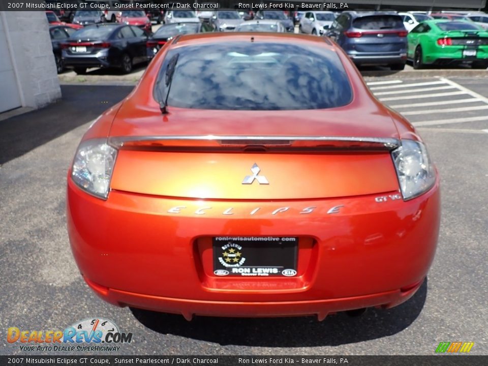 2007 Mitsubishi Eclipse GT Coupe Sunset Pearlescent / Dark Charcoal Photo #7