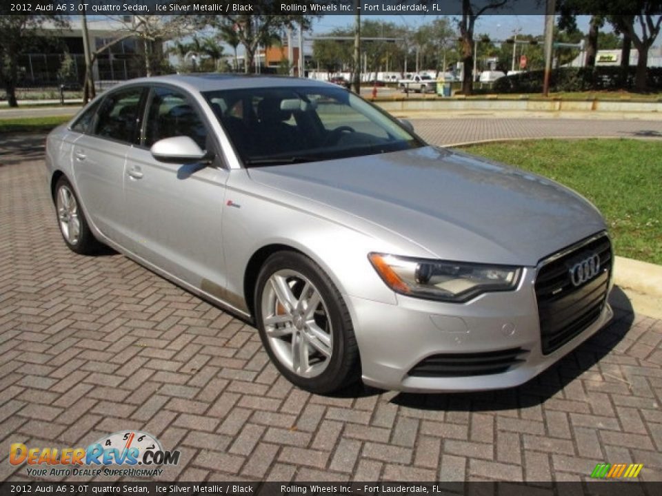 Front 3/4 View of 2012 Audi A6 3.0T quattro Sedan Photo #33