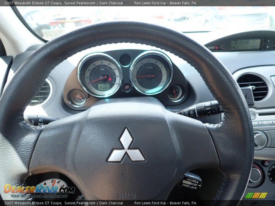 2007 Mitsubishi Eclipse GT Coupe Sunset Pearlescent / Dark Charcoal Photo #17