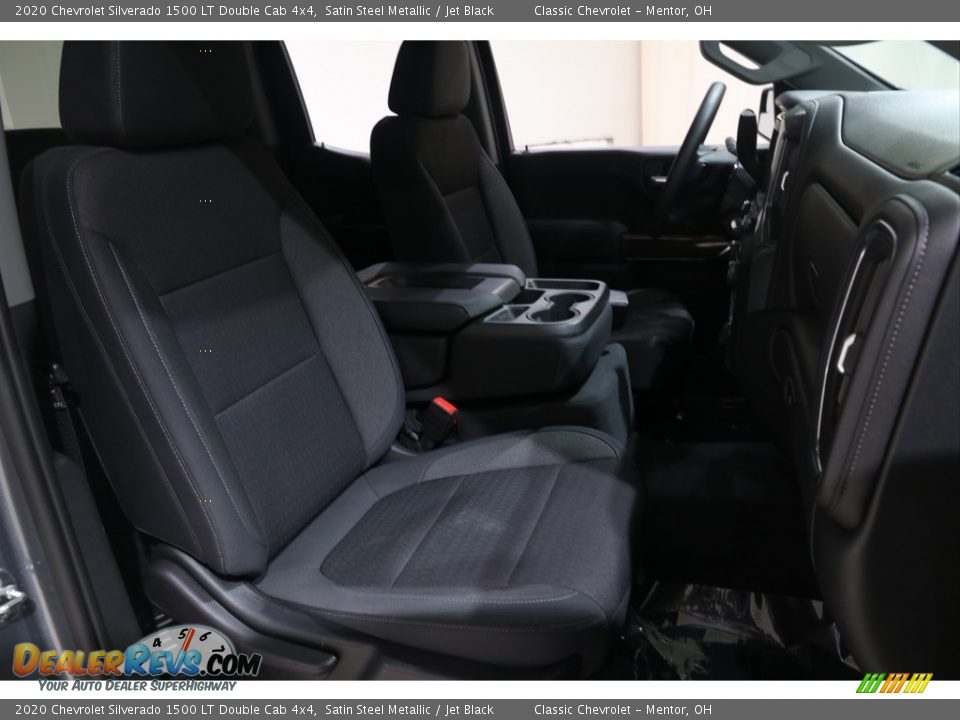 2020 Chevrolet Silverado 1500 LT Double Cab 4x4 Satin Steel Metallic / Jet Black Photo #15