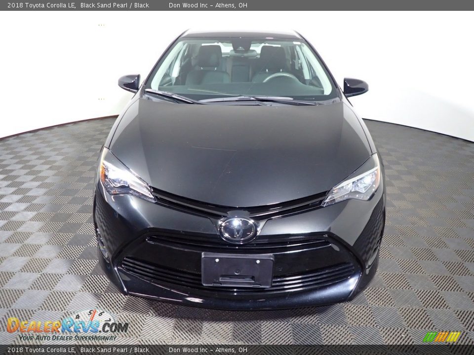 2018 Toyota Corolla LE Black Sand Pearl / Black Photo #4