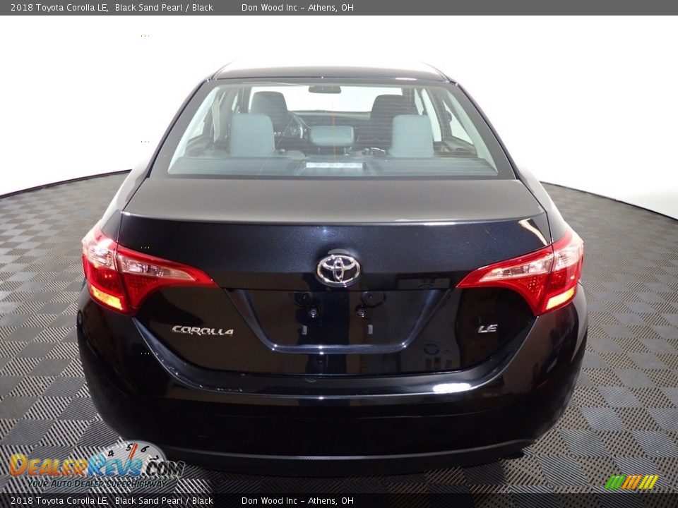 2018 Toyota Corolla LE Black Sand Pearl / Black Photo #11