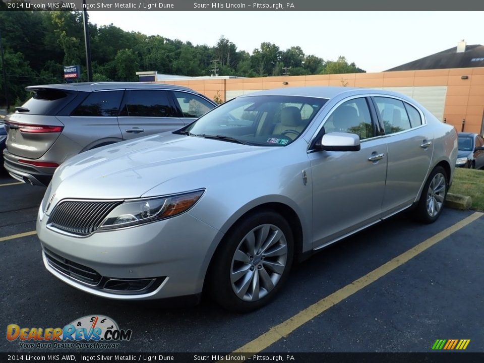 2014 Lincoln MKS AWD Ingot Silver Metallic / Light Dune Photo #1