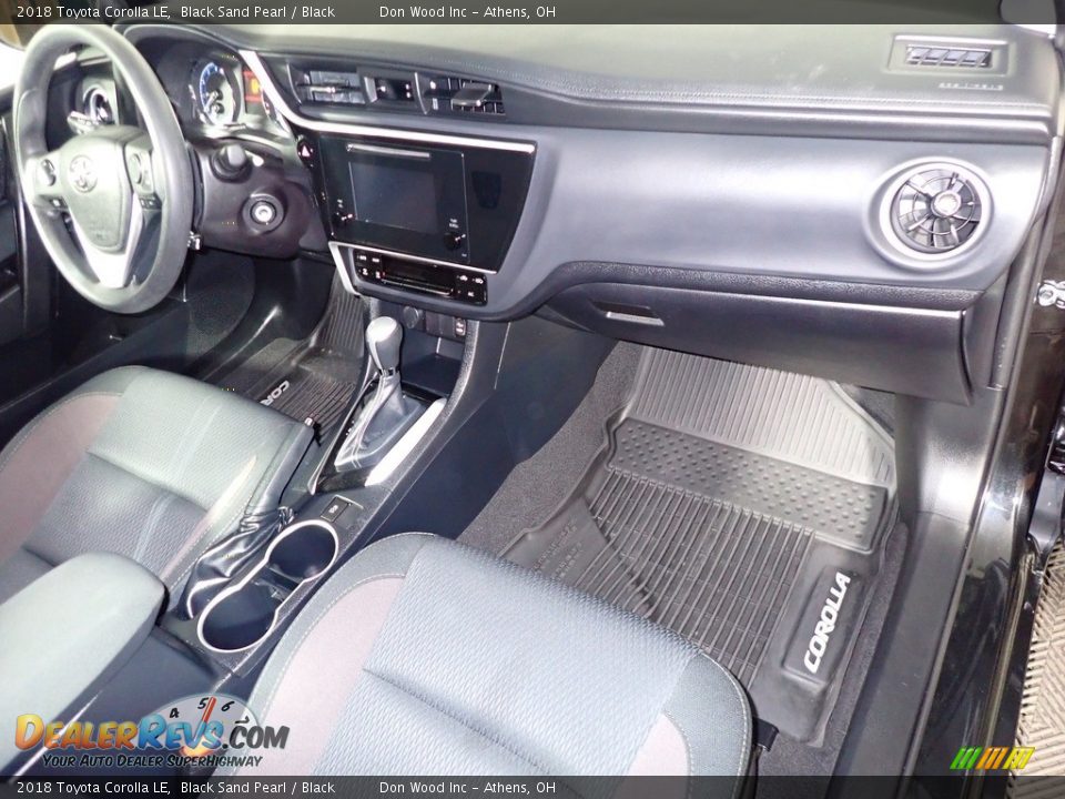 2018 Toyota Corolla LE Black Sand Pearl / Black Photo #26