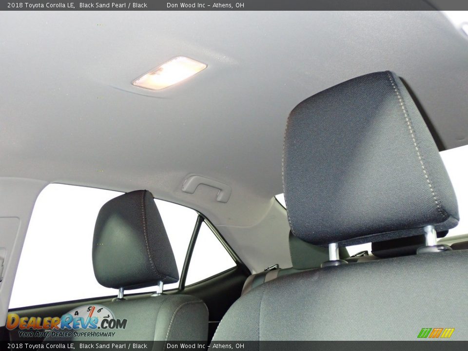 2018 Toyota Corolla LE Black Sand Pearl / Black Photo #31