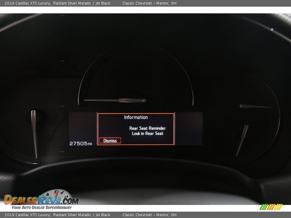 2019 Cadillac XTS Luxury Radiant Silver Metallic / Jet Black Photo #28