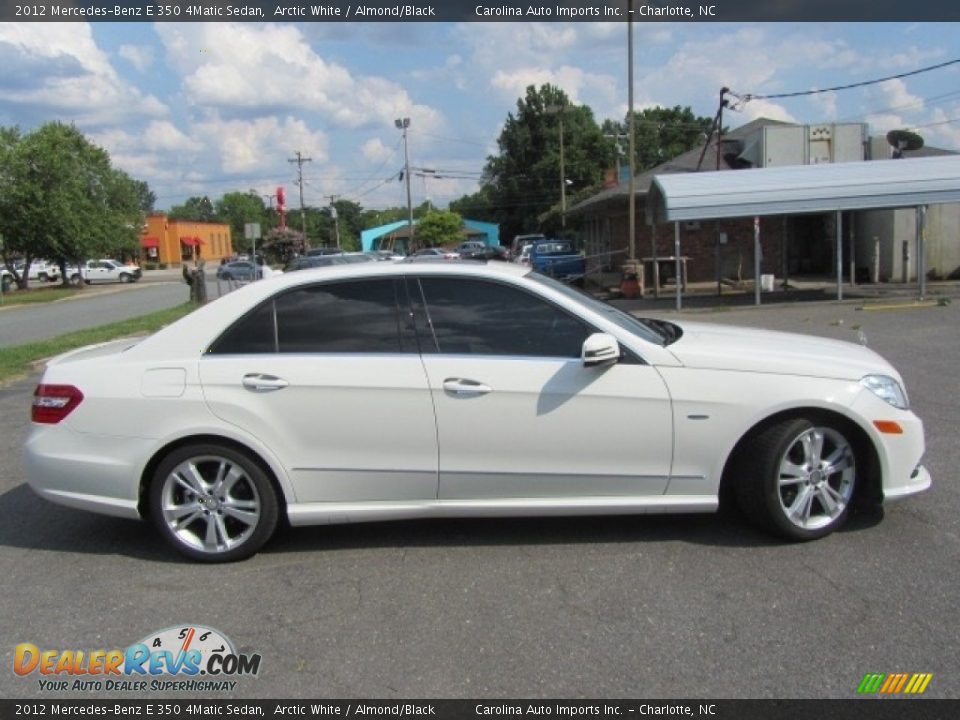 2012 Mercedes-Benz E 350 4Matic Sedan Arctic White / Almond/Black Photo #11