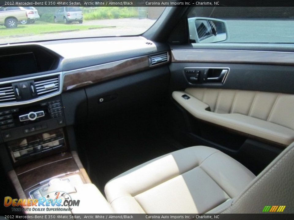 2012 Mercedes-Benz E 350 4Matic Sedan Arctic White / Almond/Black Photo #14