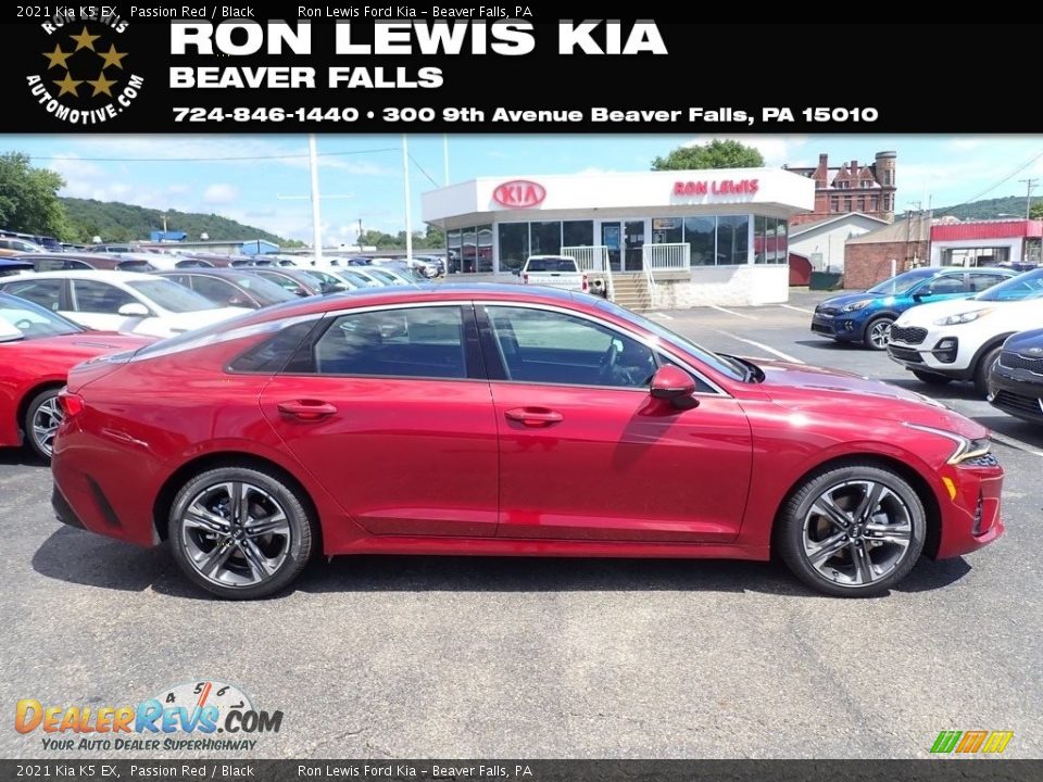 2021 Kia K5 EX Passion Red / Black Photo #1