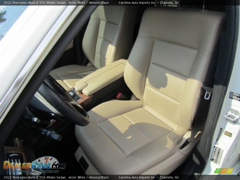 2012 Mercedes-Benz E 350 4Matic Sedan Arctic White / Almond/Black Photo #18