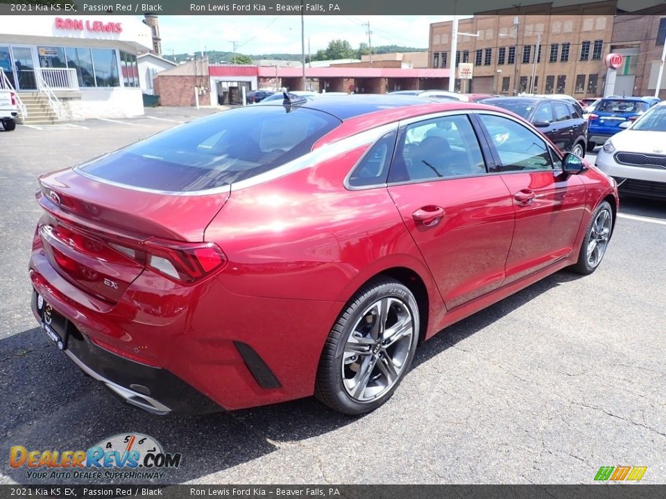 2021 Kia K5 EX Passion Red / Black Photo #2