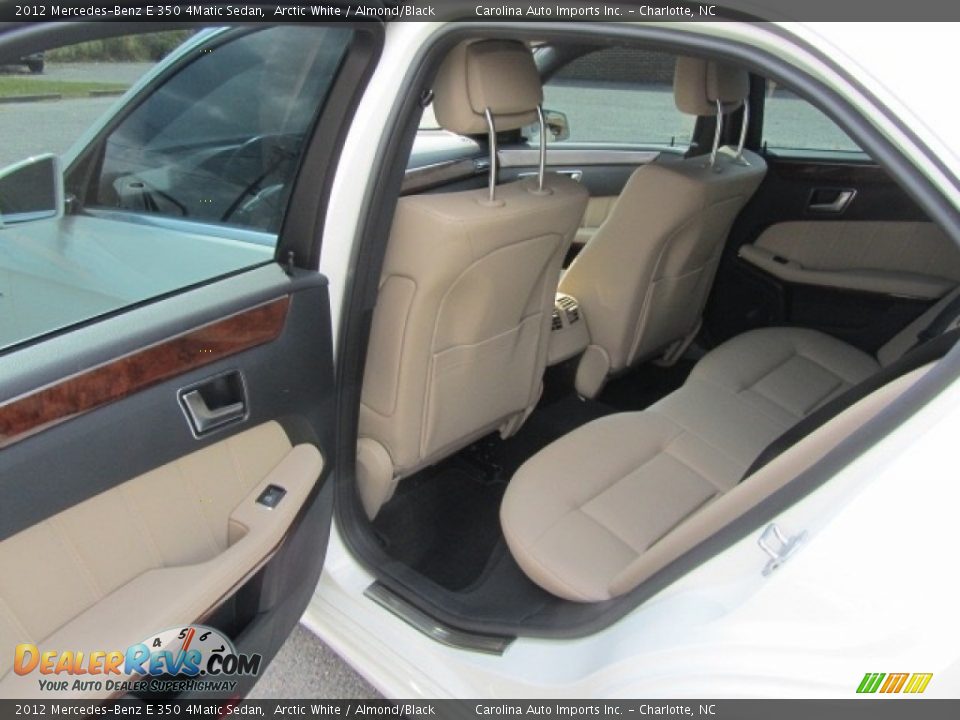 2012 Mercedes-Benz E 350 4Matic Sedan Arctic White / Almond/Black Photo #19