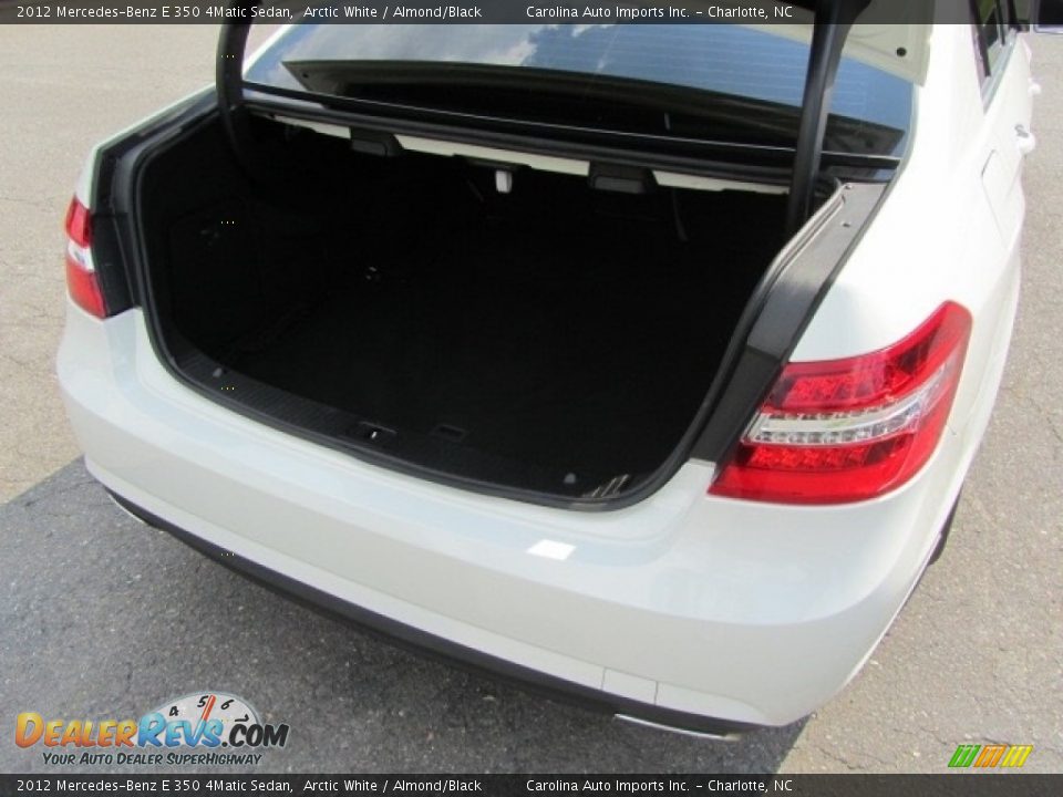 2012 Mercedes-Benz E 350 4Matic Sedan Arctic White / Almond/Black Photo #20