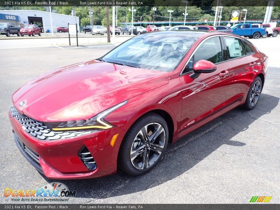 Passion Red 2021 Kia K5 EX Photo #5