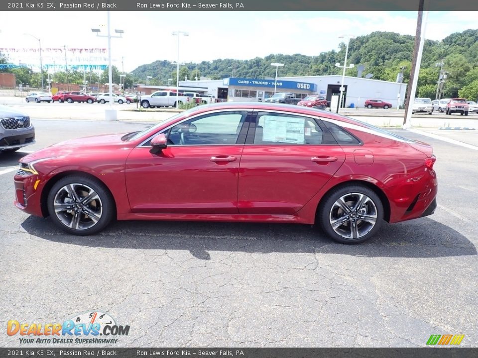 Passion Red 2021 Kia K5 EX Photo #6