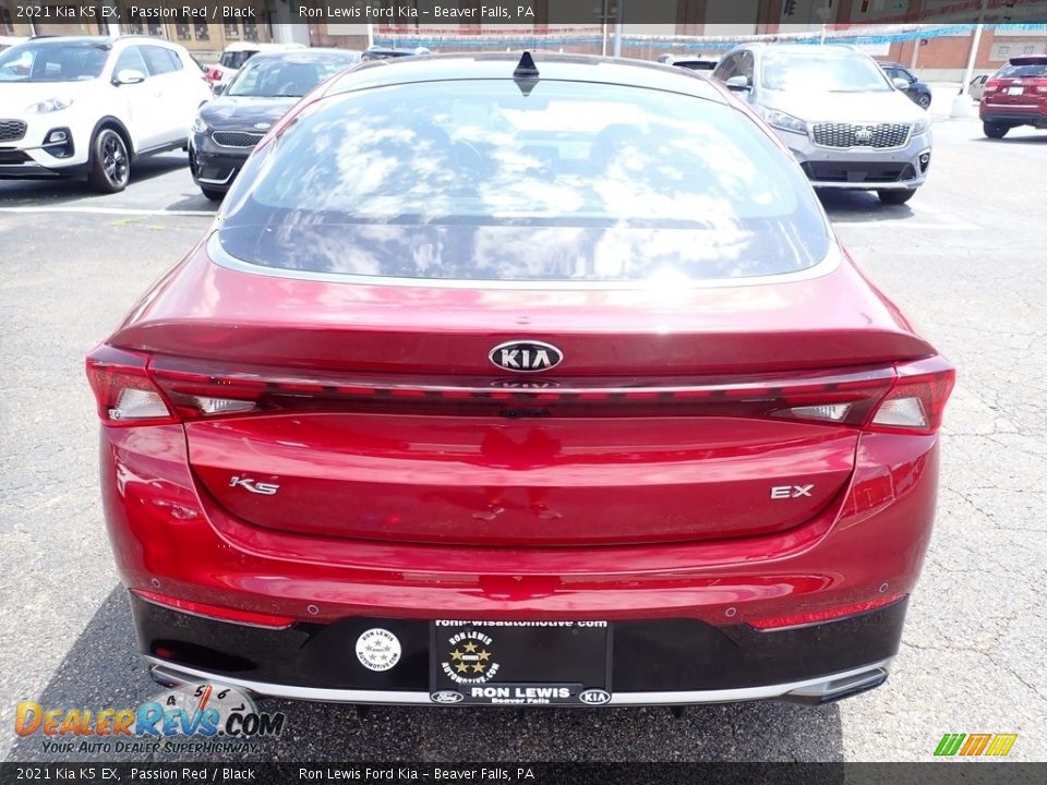 2021 Kia K5 EX Passion Red / Black Photo #8