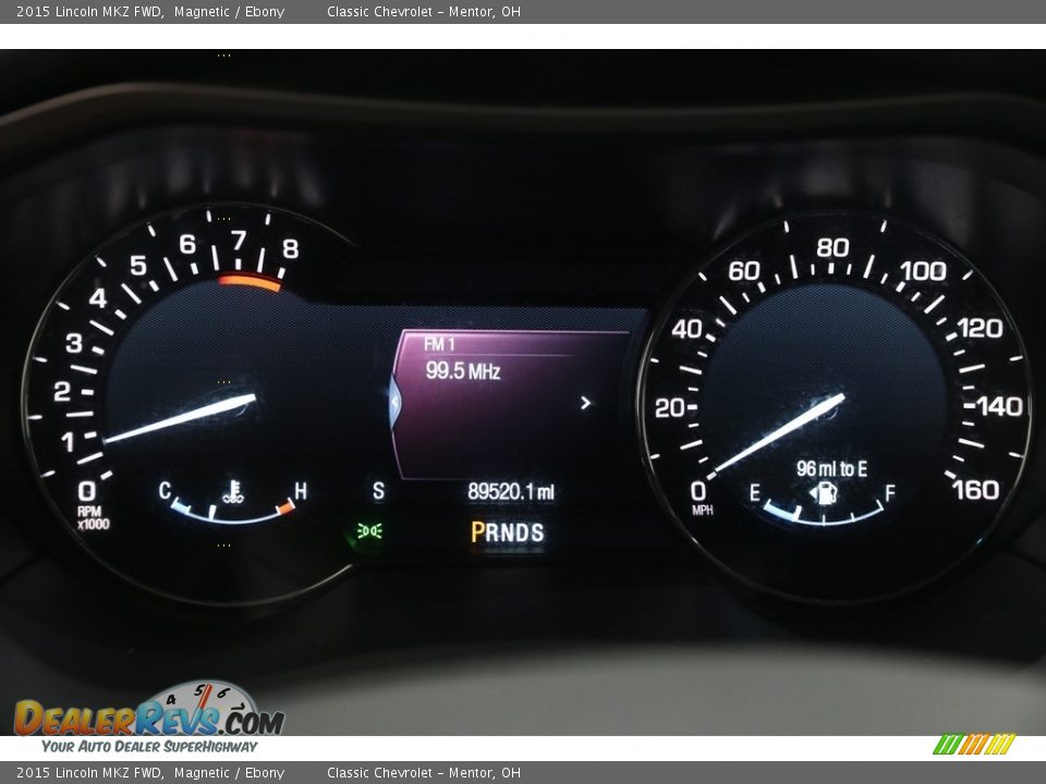 2015 Lincoln MKZ FWD Gauges Photo #8