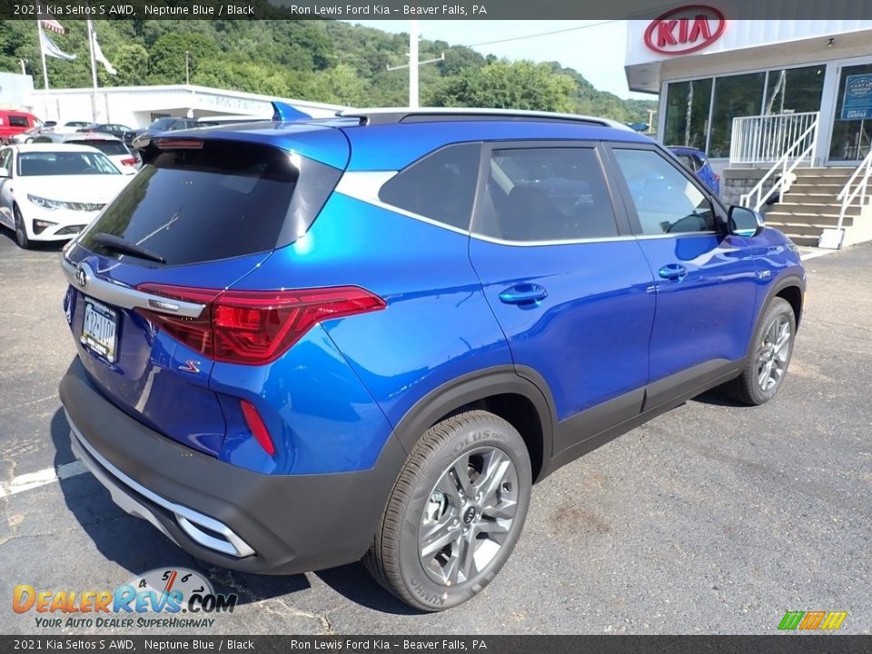 2021 Kia Seltos S AWD Neptune Blue / Black Photo #2