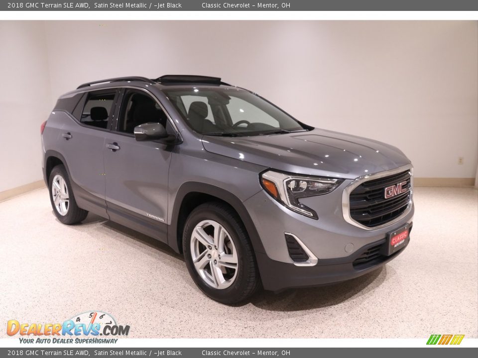 2018 GMC Terrain SLE AWD Satin Steel Metallic / ­Jet Black Photo #1