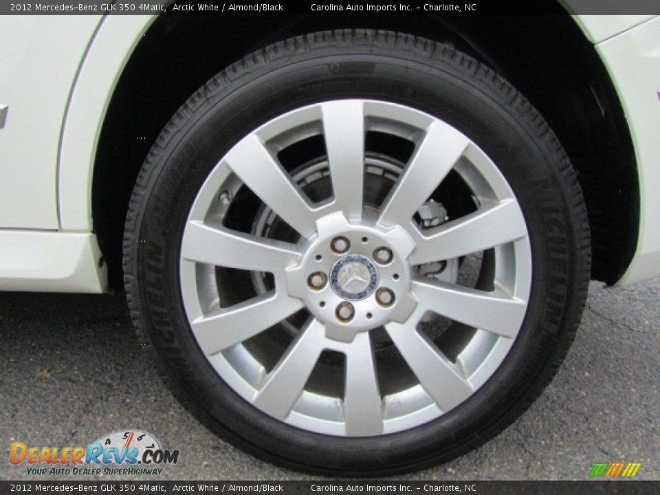 2012 Mercedes-Benz GLK 350 4Matic Arctic White / Almond/Black Photo #26
