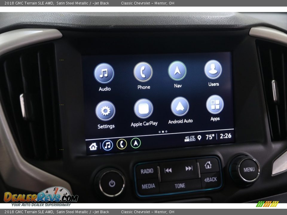 2018 GMC Terrain SLE AWD Satin Steel Metallic / ­Jet Black Photo #9