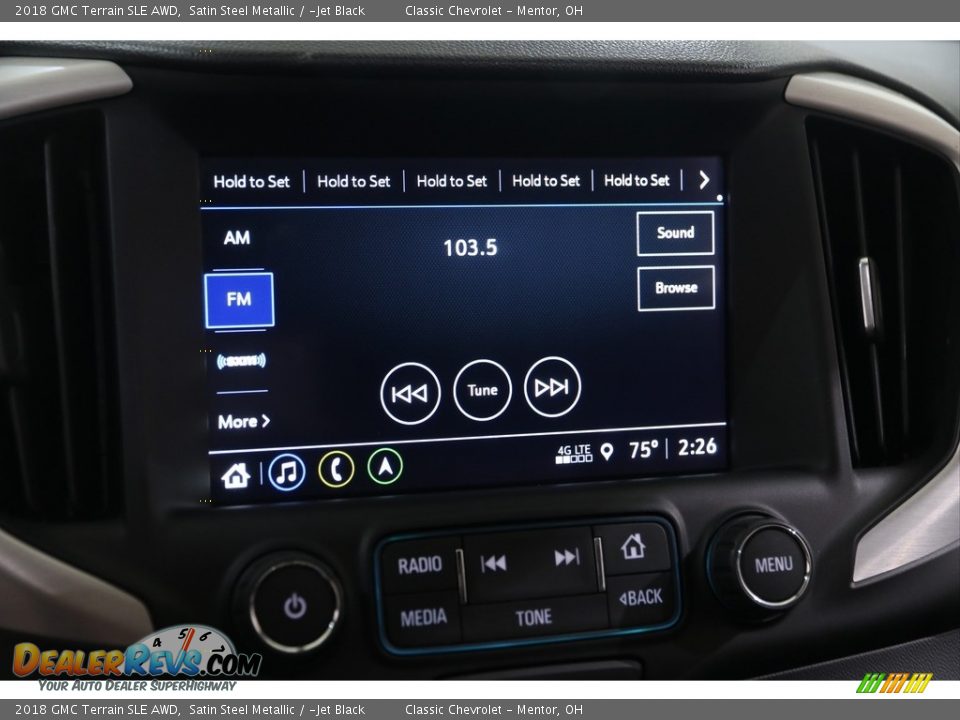 2018 GMC Terrain SLE AWD Satin Steel Metallic / ­Jet Black Photo #10